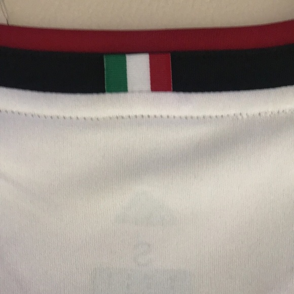 ac milan authentic white jersey size small men’s - Picture 6 of 8
